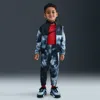 Nike Babies' Sportswear Dri-fit Toddler Futura Storm Printed 2-piece Propus Set In Black