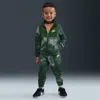Nike Sportswear Dri-fit Toddler Futura Storm Printed 2-piece Propus Set In Green