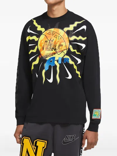 Nike Sportswear Element Uptempo Jdi Long-sleeve T-shirt In Black