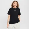 Nike Sportswear Essential Big Kids' (girls') T-shirt In Black
