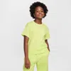 Nike Sportswear Essential Big Kids' (girls') T-shirt In Yellow