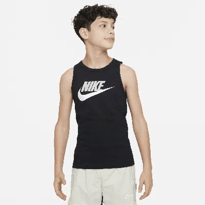 Nike Sportswear Essential Big Kids' Tank Top In Black