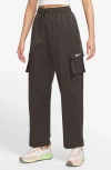 Nike Women's  Sportswear Essential High-rise Woven Cargo Pants In Brown