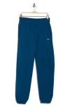 Nike Sportswear Essential Fleece Pants In Valerian Blue/white