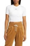 Nike Sportswear Essential Slim Crop Top In White