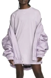 Nike Sportswear Essential T-shirt Dress In Doll/white