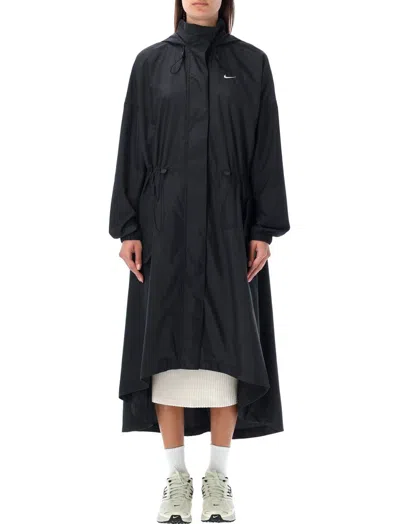 Nike Sportswear Essential Trench Coat In Black