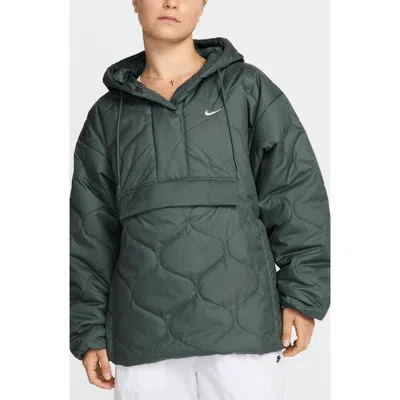 Nike Sportswear Essential Water Repellent Quilted Anorak In Multi