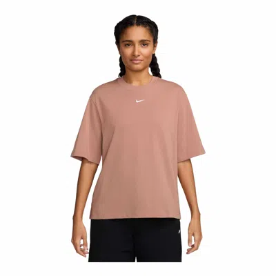 Nike Sportswear Essential Women's Boxy T-shirt In Pink