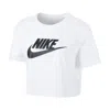 Nike Sportswear Essential Women's Cropped T-shirt In White