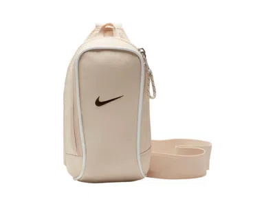 Pre-owned Nike Sportswear Essentials Crossbody 1l Bag In Sanddrift/sail/baroque Brown In Multi