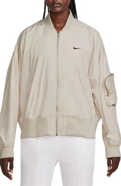 Nike Sportswear Essentials Oversize Bomber Jacket In Multi