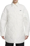Nike Sportswear Essentials Quilted Jacket In Sail/black
