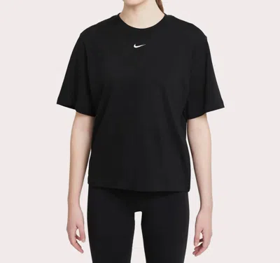 Nike Sportswear Essentials Tee In Black/white In Multi