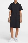 Nike Sportswear Everything Nylon Dress In Black
