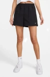 Nike Sportswear Everything Wovens Water Repellent Mid Rise 5-inch Shorts In Black/ White
