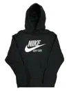 Nike Sportswear Fleece "black" Hoodie In Black