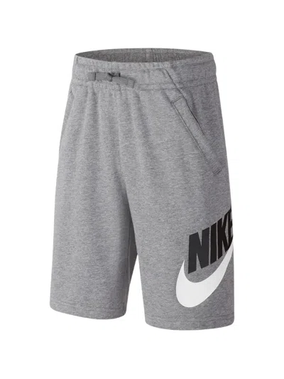 Nike Kids' Sportswear Fleece Shorts In Gray