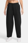 Nike Sportswear Modern Fleece Mid Rise Loose Pants In Black