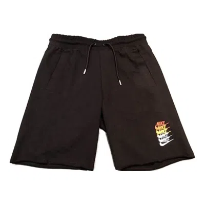 Nike Sportswear French Terry Pack Alumni Short Black In Brown