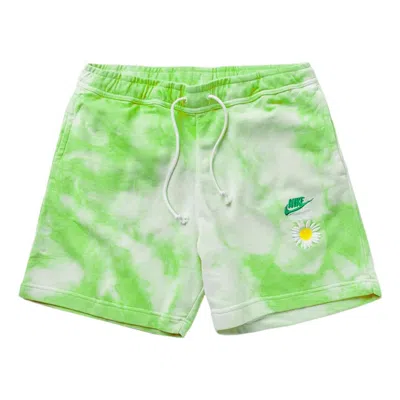 Nike Sportswear French Terry Shorts 'floral Green'