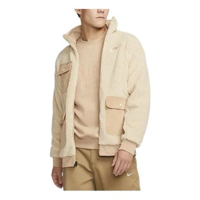 Nike Sportswear Full-zip Reversible Jacket 'beige' In Neutral