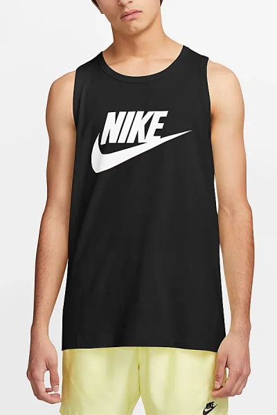 Nike Sportswear Futura Icon Graphic Tank Top In Black, Men's At Urban Outfitters