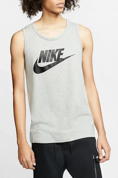 Nike Sportswear Futura Icon Graphic Tank Top In Grey, Men's At Urban Outfitters