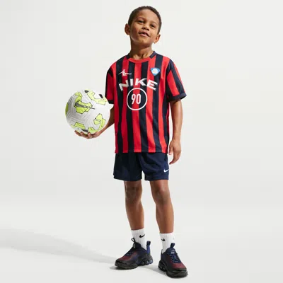 Nike Sportswear Goal Mode Little Kids' 2-piece Shorts Set In Red
