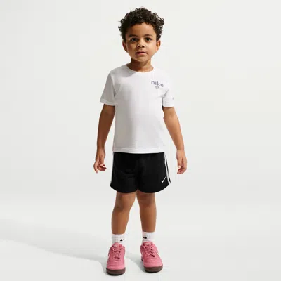 Nike Babies' Sportswear Goal Mode Toddler French Terry Shorts In Black