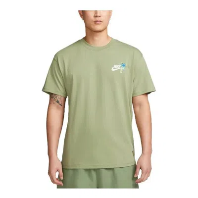 Nike Sportswear Graphic T-shirt (asia Sizing) 'oil Green'