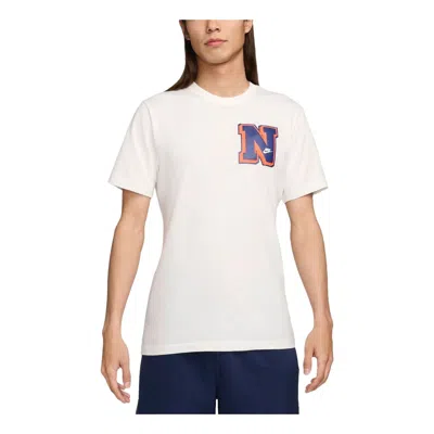 Nike Mens  Nsw Club Ssnl Lbr T-shirt In Sail/sail