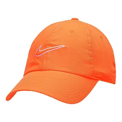 Nike Sportswear H86 Swoosh Wash Cap 'orange'