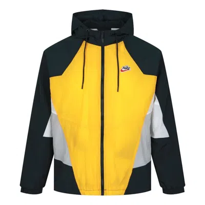 Nike Sportswear Heritage Windrunner Hooded Woven Jacket Yellow