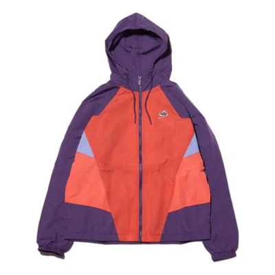 Nike Sportswear Heritage Windrunner Splicing Hooded Woven Jacket Colorblock In Multi
