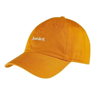 Nike Sportswear Heritage86 Adjustable Cap 'orange' In Yellow