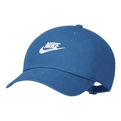 Nike Sportswear Heritage86 Futura Washed Adjustable Back Hat 'blue'