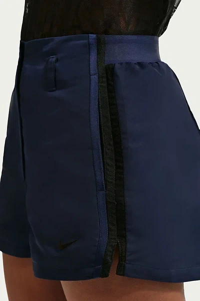 Nike Sportswear High-waisted 2" Shorts In Navy, Women's At Urban Outfitters In Blue