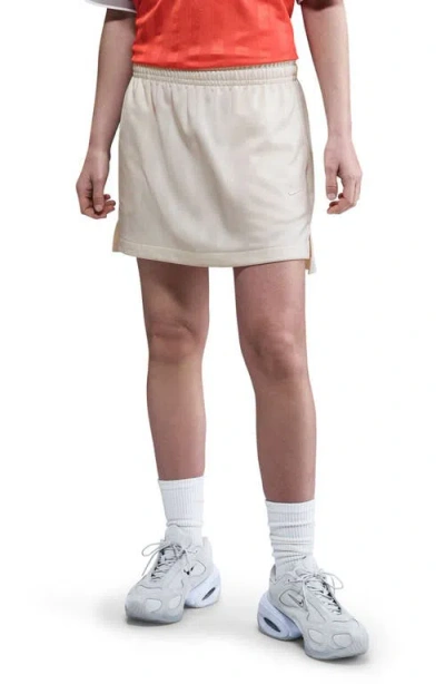 Nike Sportswear Jacquard Stripe Miniskirt In White