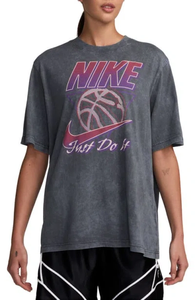 Nike Sportswear Jdi Graphic T-shirt In Anthracite