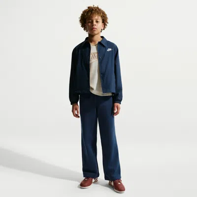 Nike Sportswear Kids' Loose Open-hem Pants In Blue