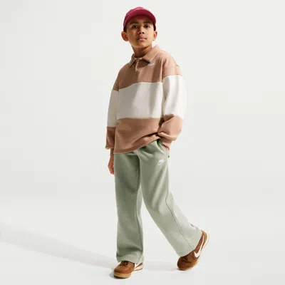Nike Sportswear Kids' Loose Open-hem Pants In Green