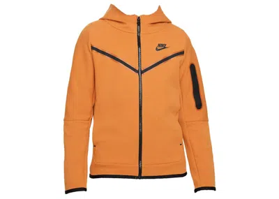 Pre-owned Nike Sportswear Kids' Tech Fleece Fullzip Hoodie In Monarch/black
