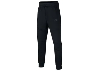 Pre-owned Nike Sportswear Kids' Tech Fleece Joggers In Black