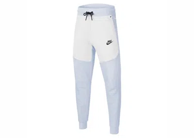 Pre-owned Nike Sportswear Kids' Tech Fleece Joggers In Grey/white/black