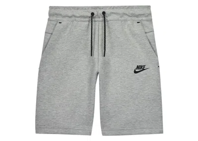 Pre-owned Nike Sportswear Kids Tech Fleece Shorts In Grey