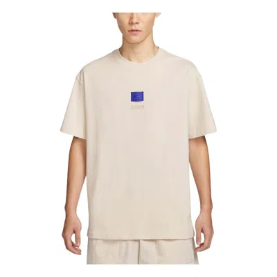 Nike Sportswear Label T-shirt Asia Sizing 'light Brown' In Neutral