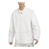 Nike Sportswear Lapel Work Jacket 'white Grey'