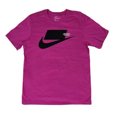 Nike Sportswear Large Logo Tee 'pink' In Brown