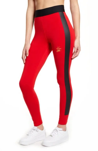 Nike Sportswear Legasee Glam Dunk Cotton Blend Leggings